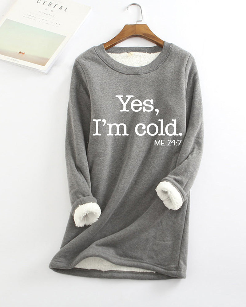 Sweat-shirt tendance imprimé texte anglais