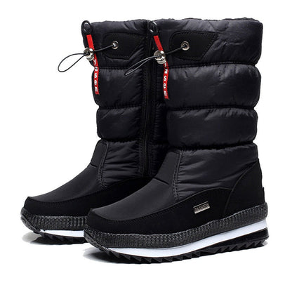 Bottes d'hiver chaudes et confortables pour femme