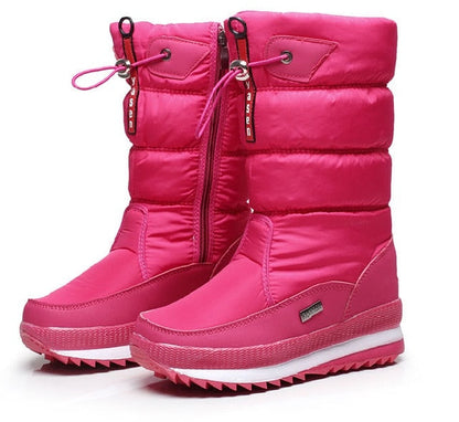 Bottes d'hiver chaudes et confortables pour femme