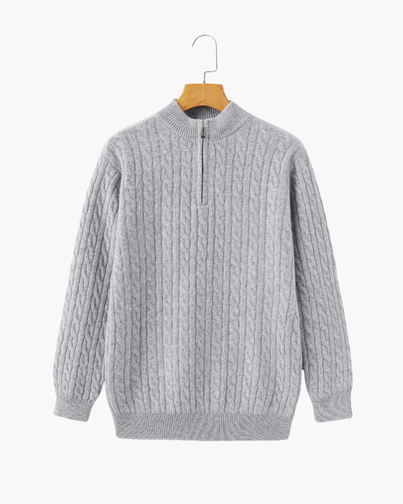 Écharpe femme pull demi-fermeture éclair