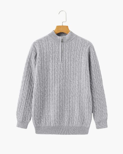 Écharpe femme pull demi-fermeture éclair