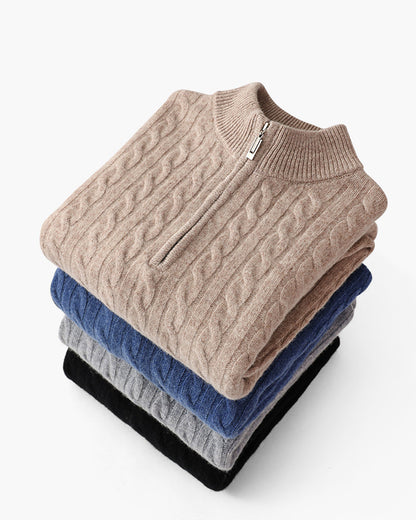 Damenschal Pulli Halbreißverschluss - IdealeKleiden