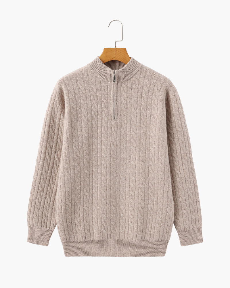 Écharpe femme pull demi-fermeture éclair
