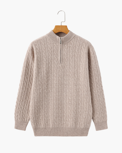 Écharpe femme pull demi-fermeture éclair