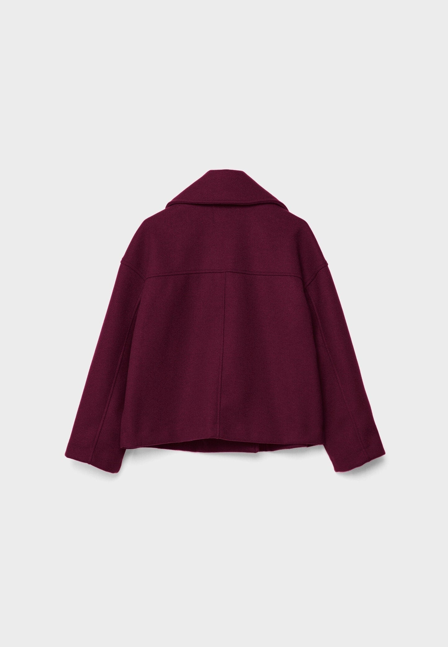 Veste en cuir courte croisée classique