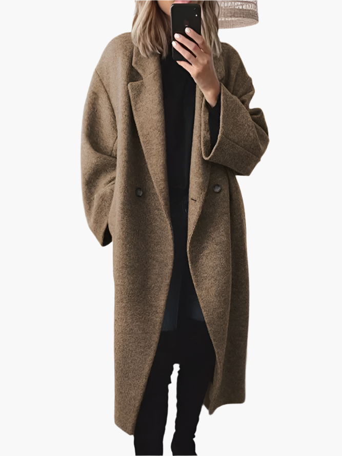 Manteau élégant pour femme, style oversize
