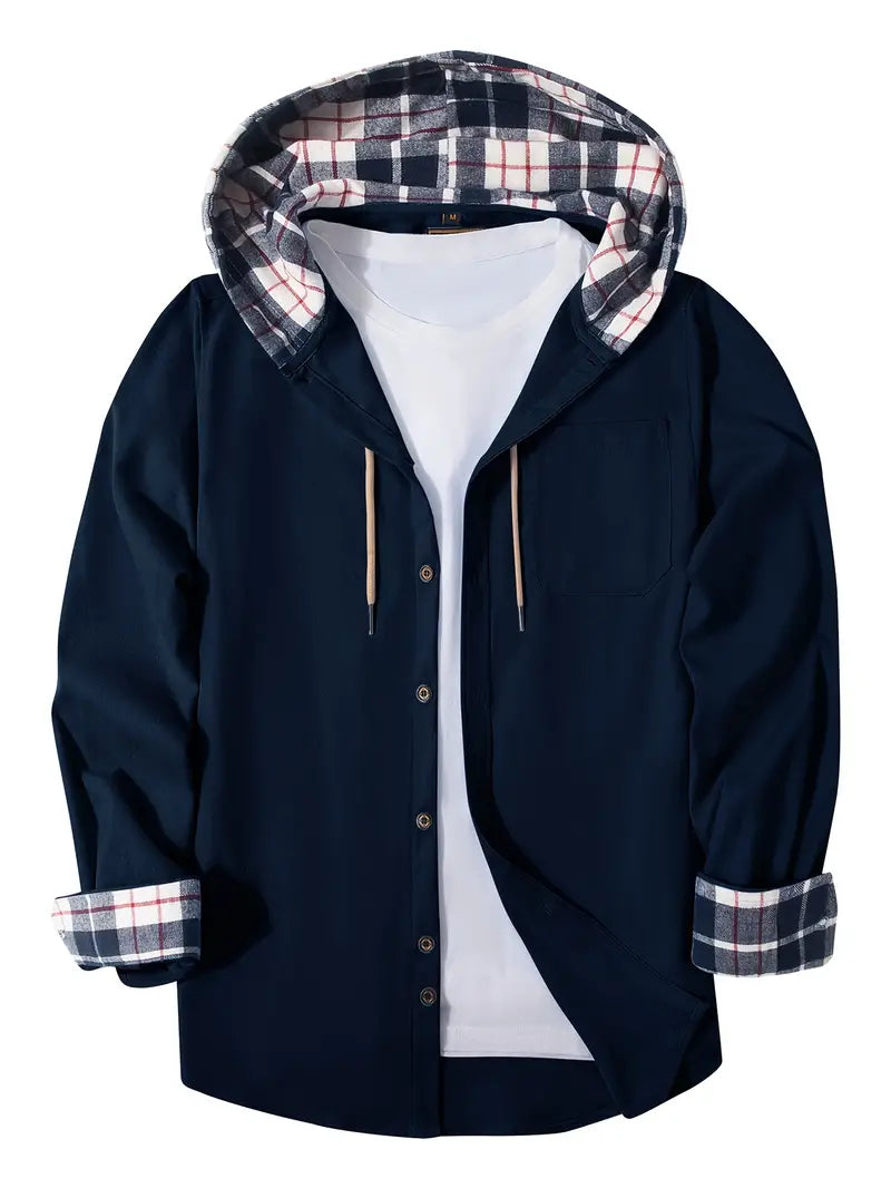 Veste à carreaux rétro moderne pour hommes