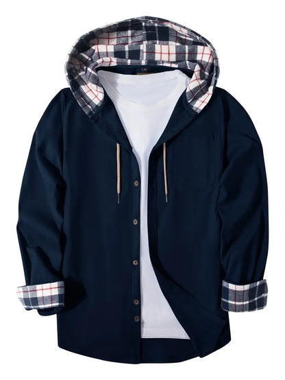 Veste à carreaux rétro moderne pour hommes