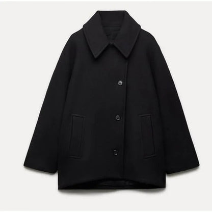 Veste femme élégante grande taille col élégant