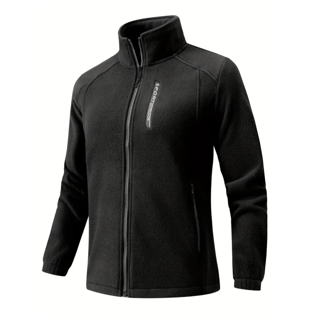 Veste polaire d'extérieur pour femme, chaude et doublée en peluche