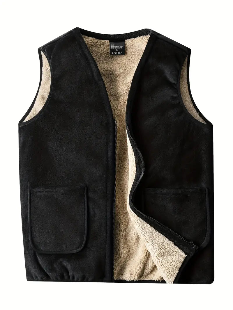 Gilet homme réversible chaud isolé