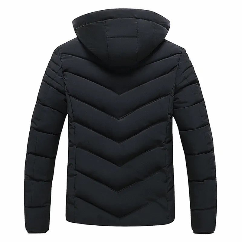 Herren Winterjacke Warm Daunenfüllung - IdealeKleiden