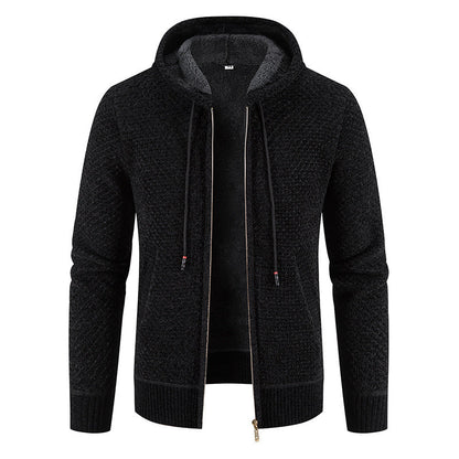 Cardigan à capuche pour homme tendance