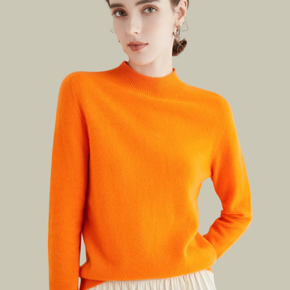 Pull chaud en laine mérinos pour femme