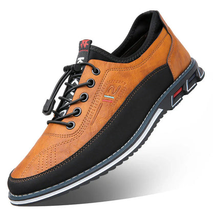 Baskets homme antidérapantes cuir sport