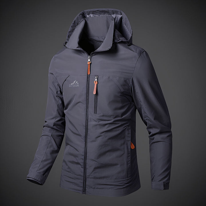 Parka imperméable à capuche sportif pour homme
