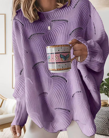 Pull stylé à col en V pour femme