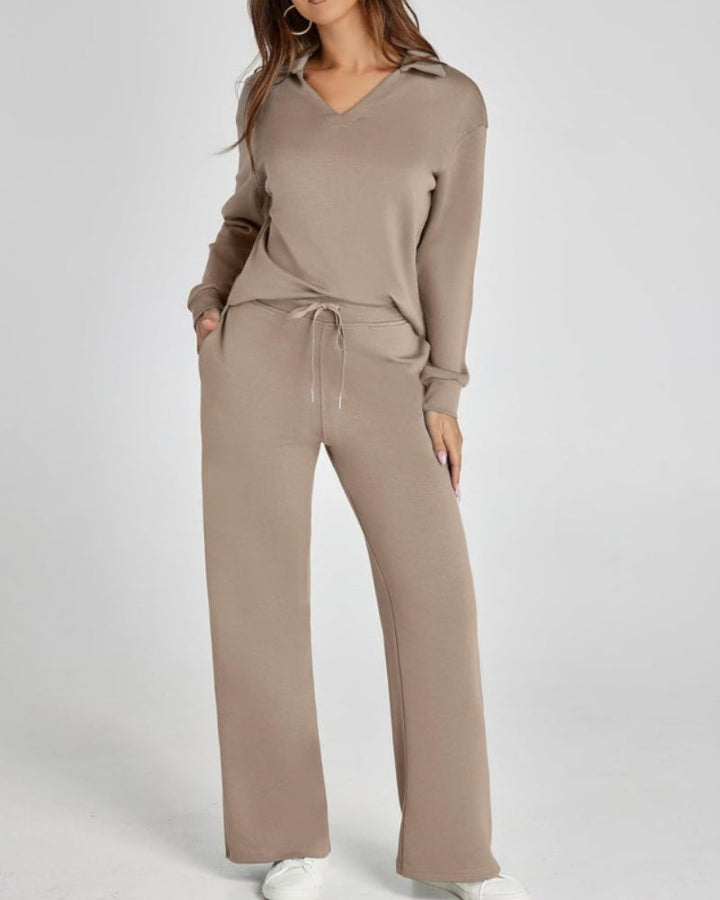 Ensemble Robe 2 Pièces Élégant Femme