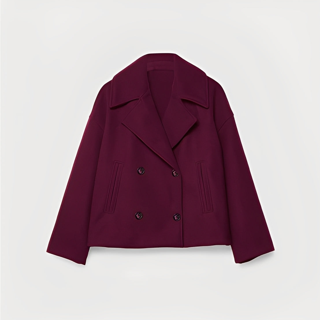 Veste courte confortable pour femme style décontracté