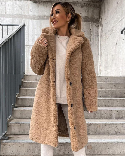 Manteau teddy doux qualité super douce