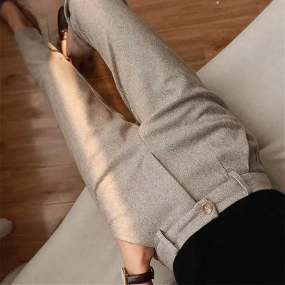 Pantalon de printemps slim pour hommes Longueur cheville