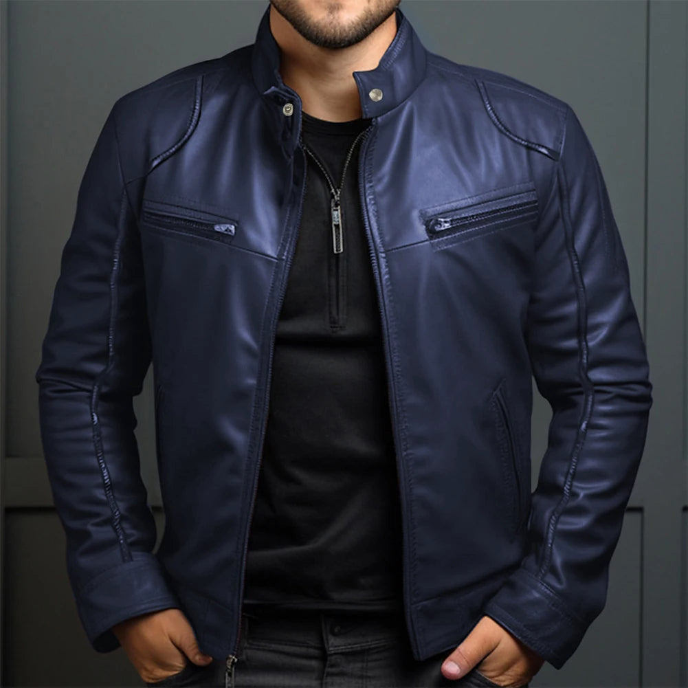 Blouson moto rétro homme style vintage
