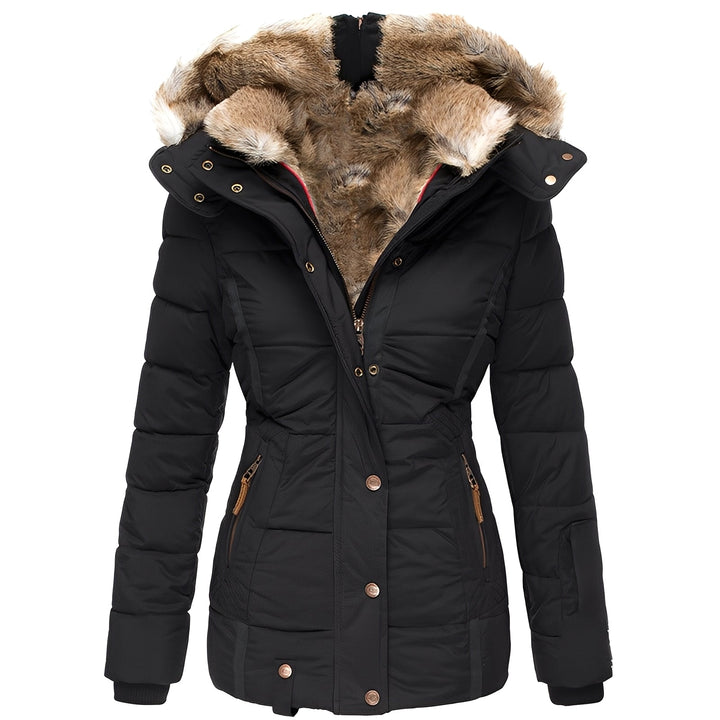Veste femme élégante chaude à capuche