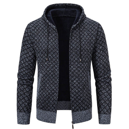 Veste élégante homme capuche coupe slim