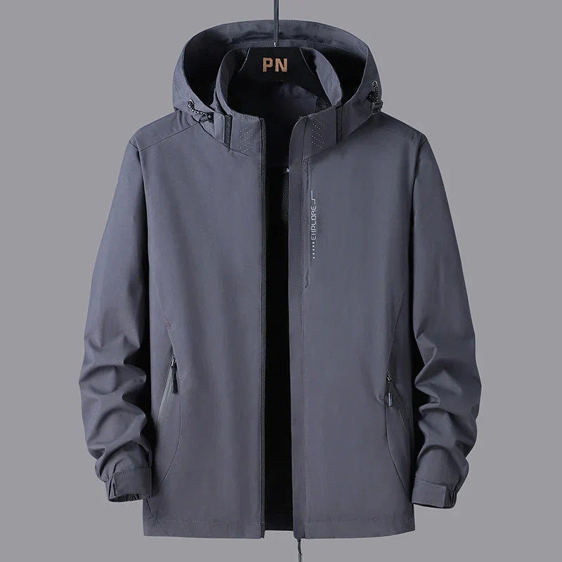 Imperméable unisexe stylé avec capuche