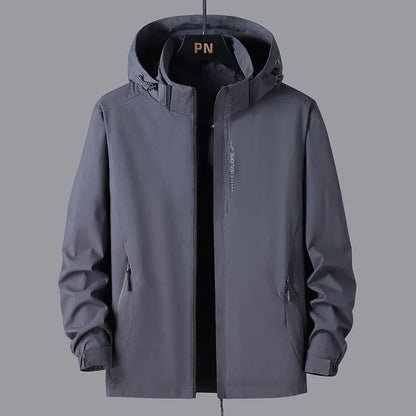 Imperméable unisexe stylé avec capuche