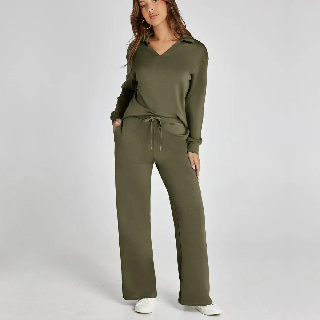 Ensemble de loungewear pour femme avec pantalon confortable