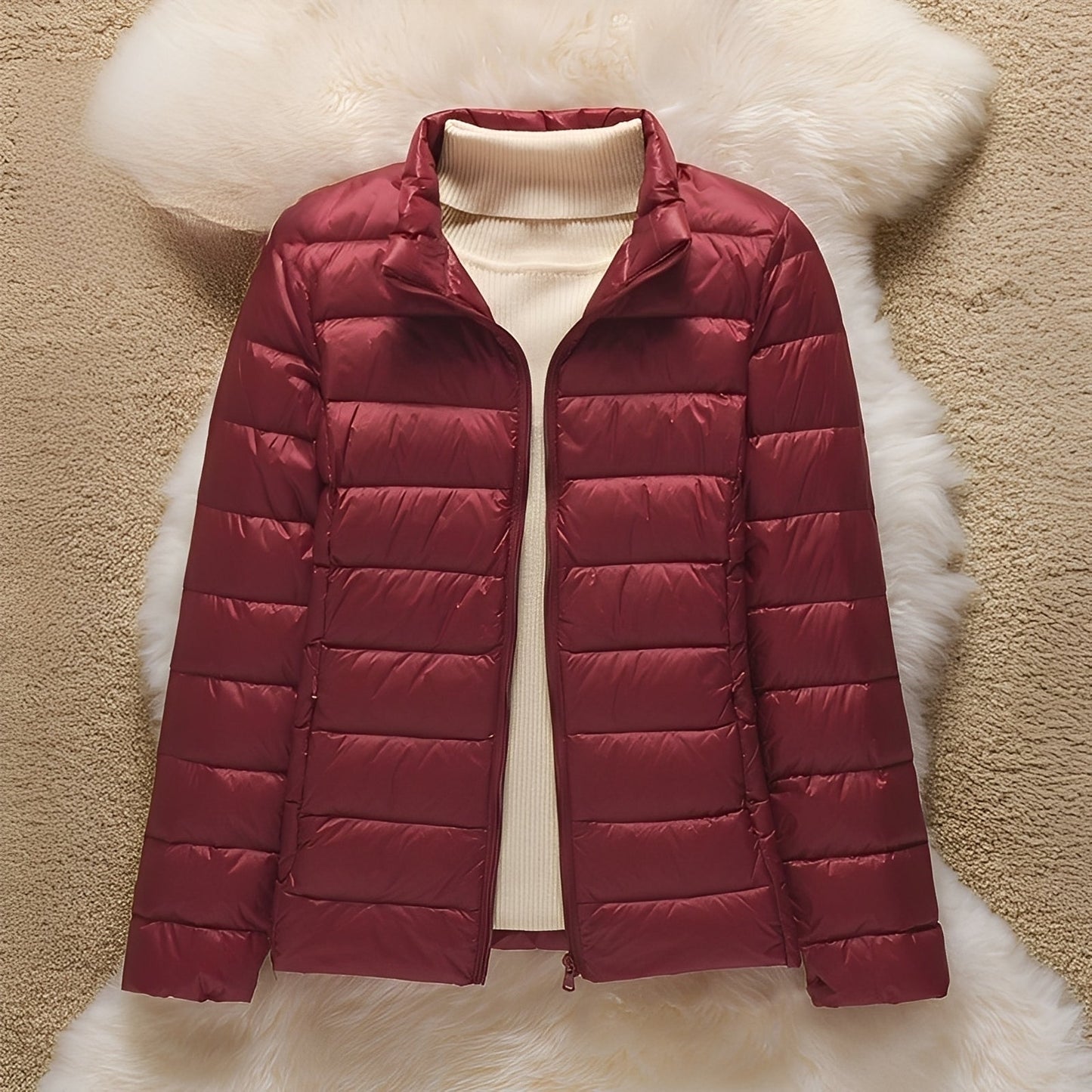 Veste féminine élégante légèrement doublée