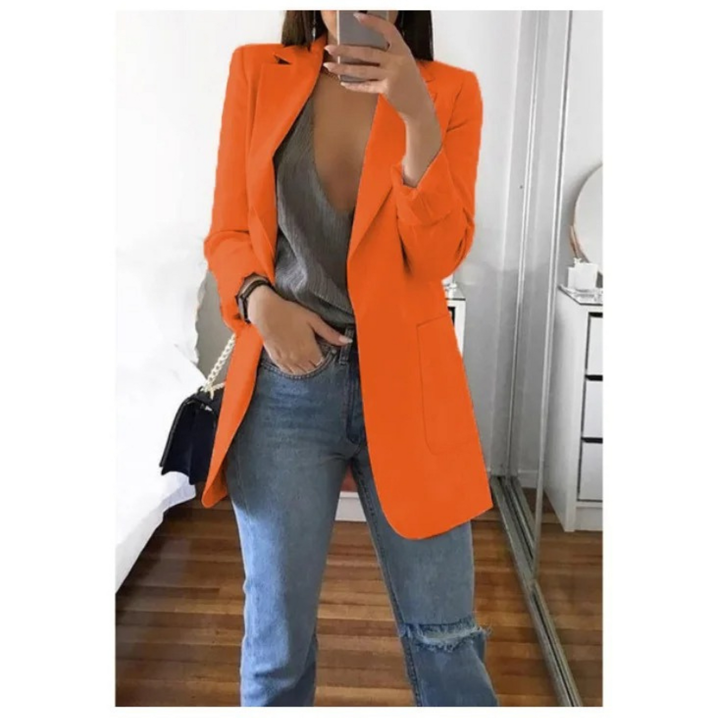 Blazer femme kaki mode automne