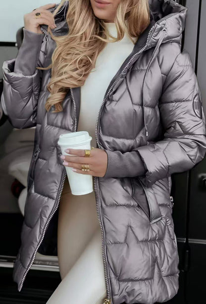 Élégante doudoune femme hiver