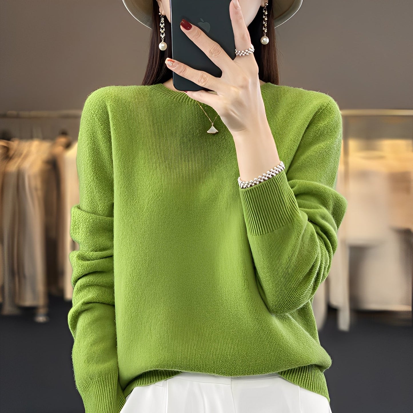 Élégant pull en cachemire pour femme