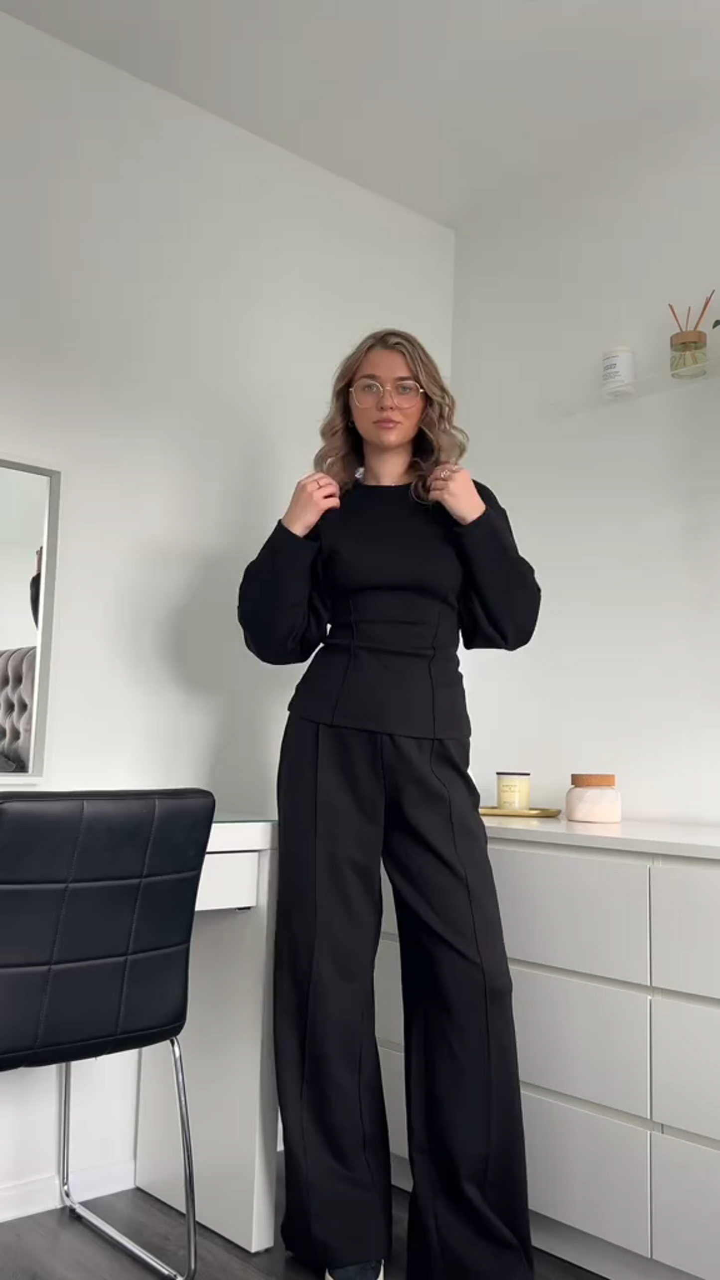 Ensemble pull et pantalon ample confortables pour femme