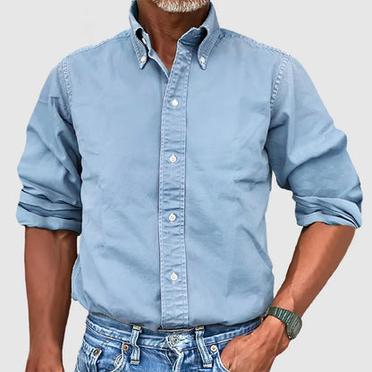 Chemise pour homme style vintage usé
