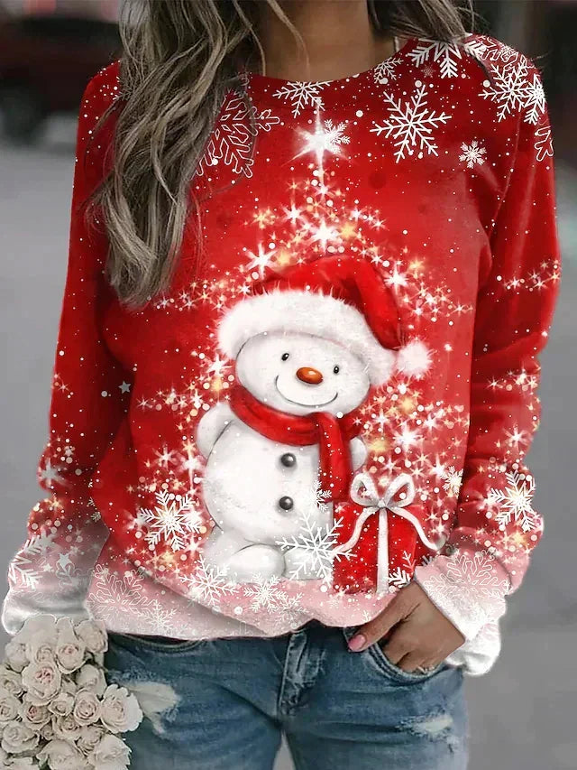Pull de Noël doux tricoté unisexe hiver