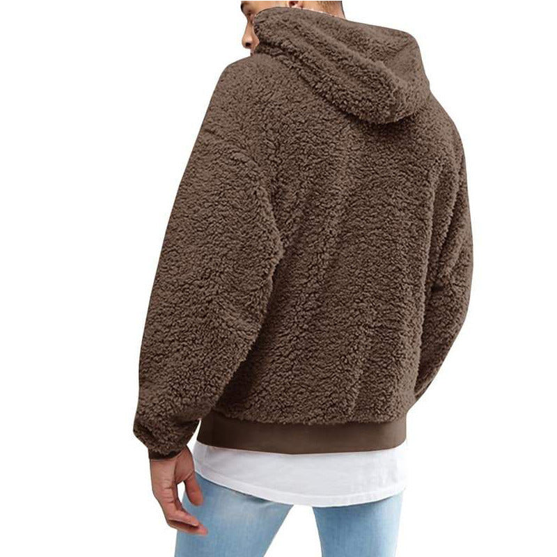 Polaire à capuche pour homme, chaude, confortable, idéale