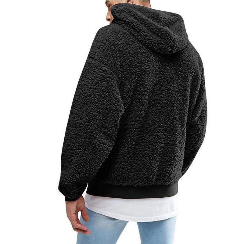 Polaire à capuche pour homme, chaude, confortable, idéale