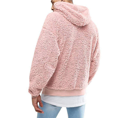 Polaire à capuche pour homme, chaude, confortable, idéale
