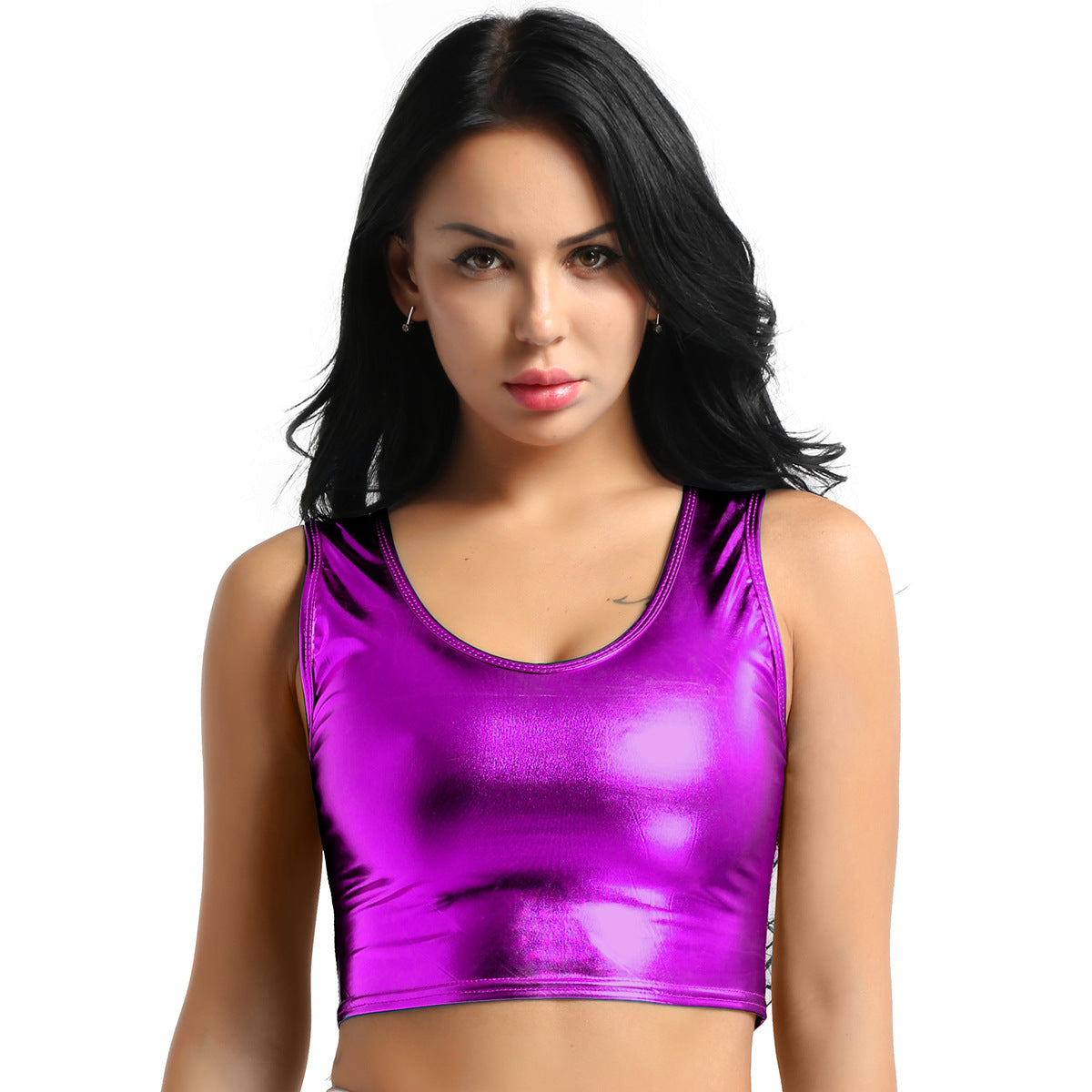 Haut de bikini brillant chic et moderne pour femmes