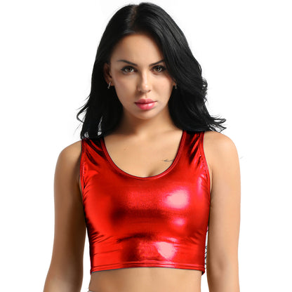 Haut de bikini brillant chic et moderne pour femmes