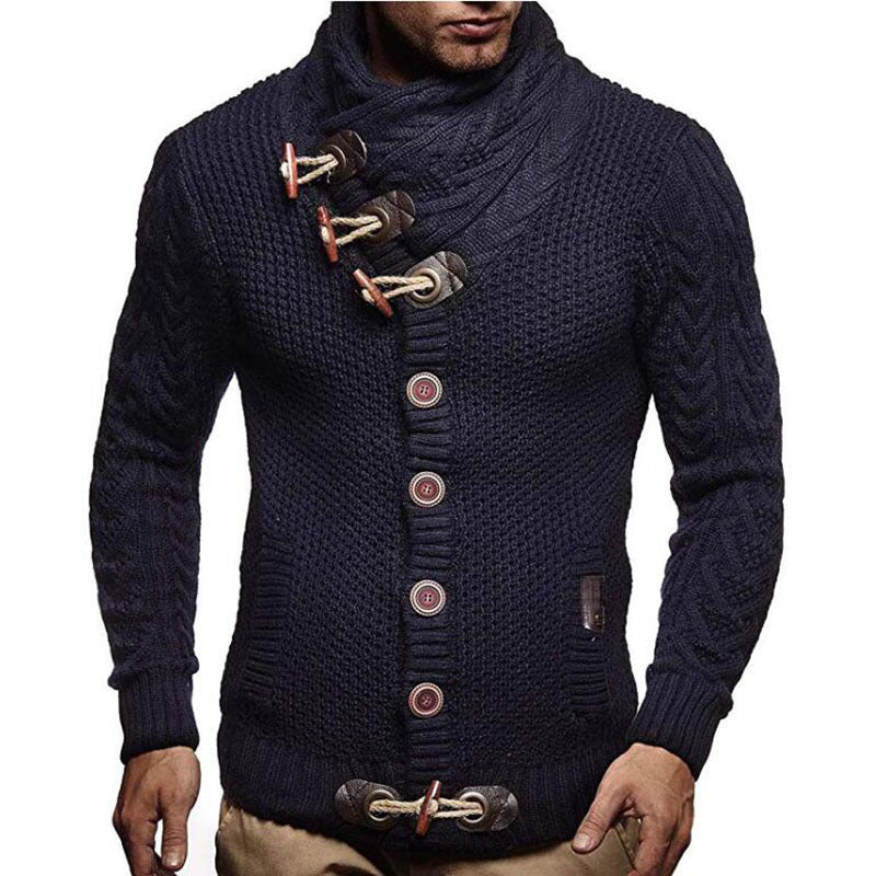 Cardigan homme asymétrique style élégant