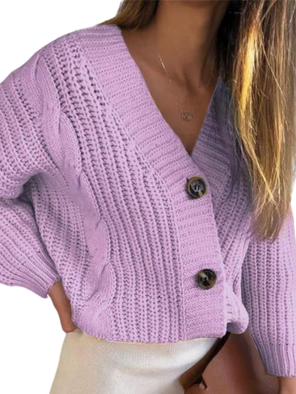 Grand pull en tricot torsadé oversize