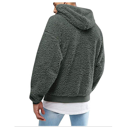 Polaire à capuche pour homme, chaude, confortable, idéale