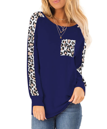 Sweat-shirt pour femme motif léopard style tendance