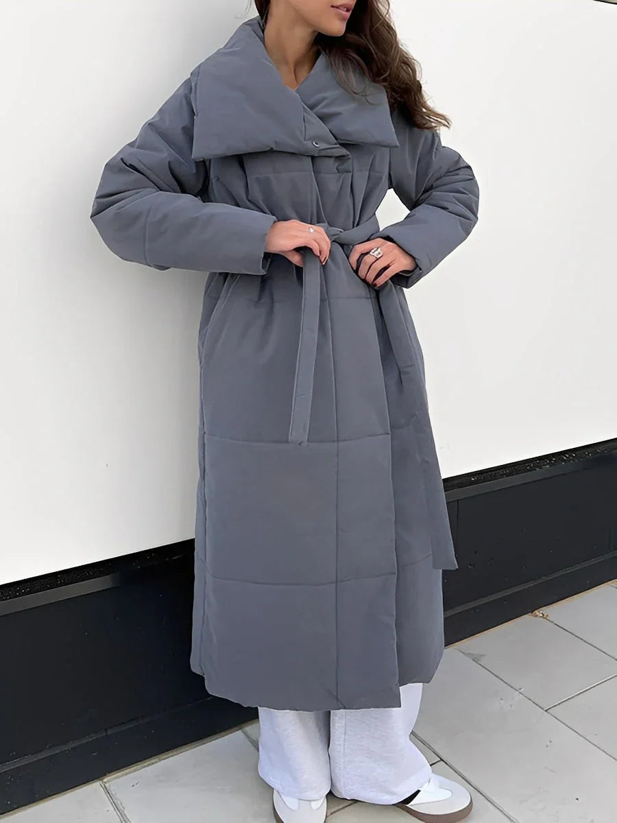 Doudoune longue chaude pour femme