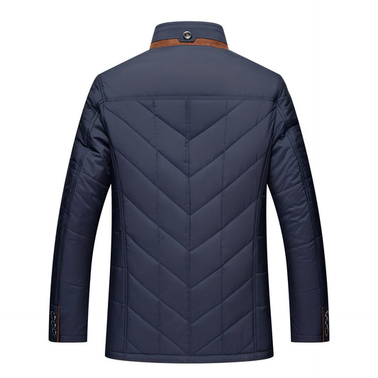 Herren Winterjacke Elegant Gepolstert - IdealeKleiden