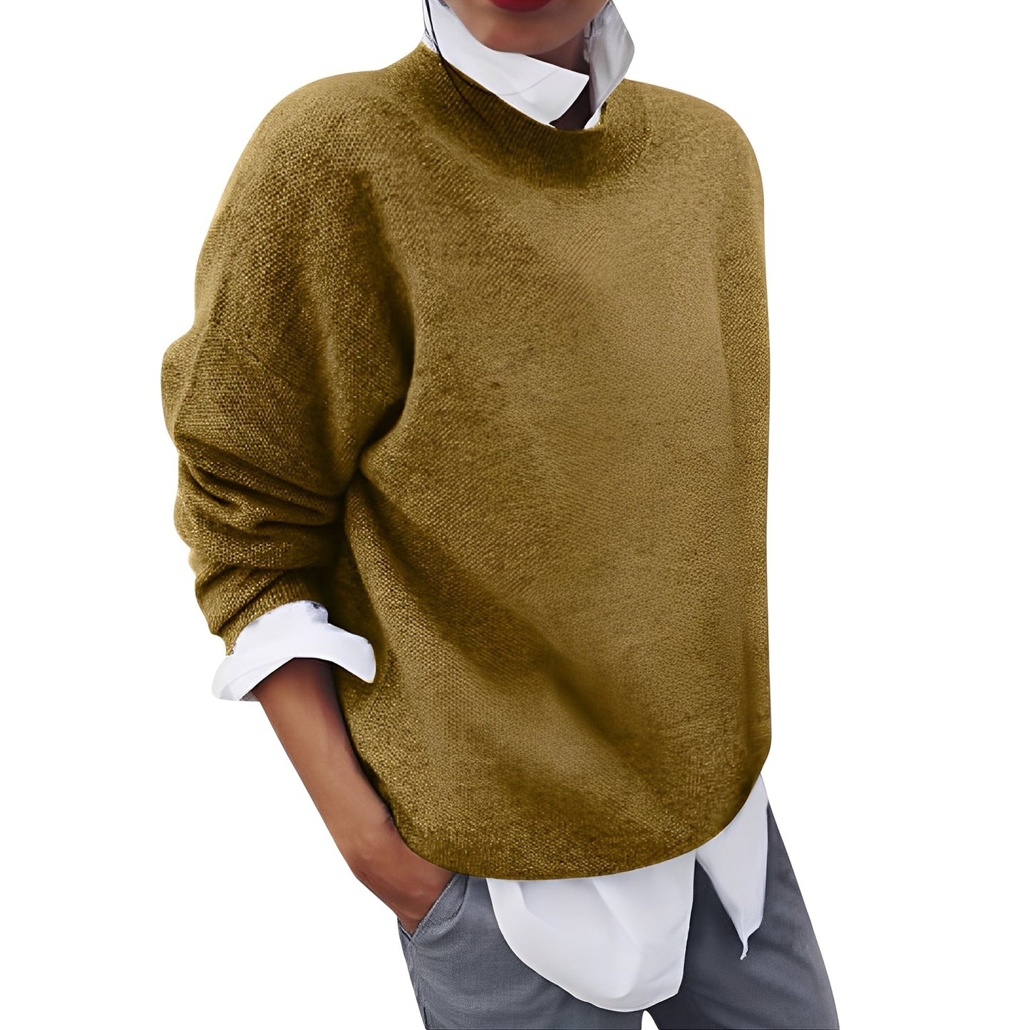 Pull-over confortable pour femme Coupe décontractée